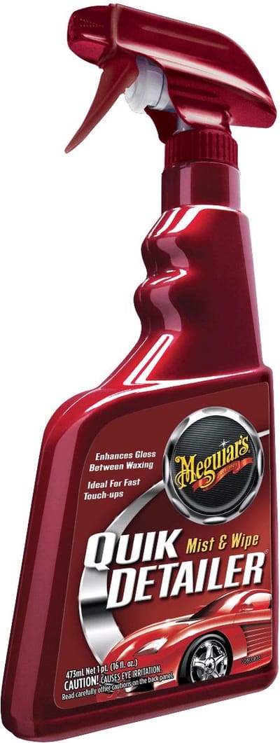 Meguiar’s Quik Detailer 473ml – Quick Detailer Auto – Verwijdert Stof & Waterdruppels – Voor Glans & Lakonderhoud