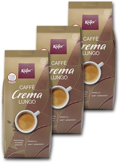 Käfer Caffè Crema Lungo - koffiebonen - 3 x 1 kilo