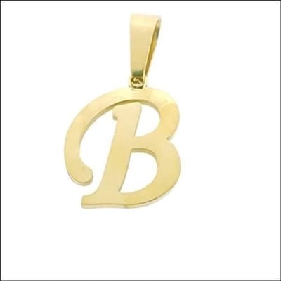 Aramat - Hangers - Gepersonaliseerde letterhanger B roestvrij staal