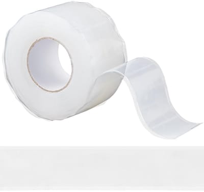 Allecto - Zelfdichtende Siliconen Band - Waterdicht - Transparant - Multifunctioneel - Voor Reparaties - 3 m x 25 mm