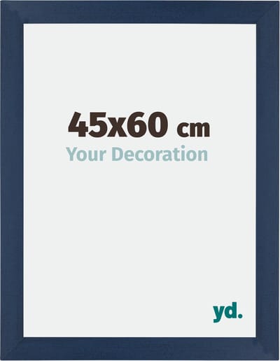 Your Decoration - Fotolijst 45x60 cm - MDF - Donkerblauw Geveegd - Mura