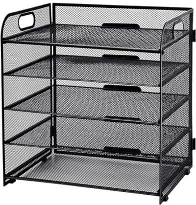 5-Tier Kantoor Bureau Papier Organisator met Lades