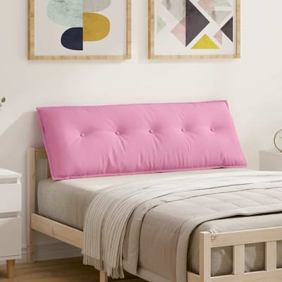 vidaXL - Rugkussen - Roze - 200 - x - 19 - x - 50 - cm - Stof