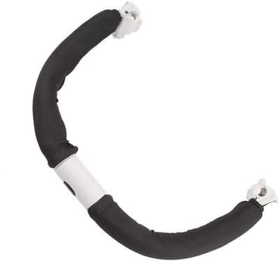 Kinderwagen Handgreep - Baby Bumper Bar - Baby Comfort - Midden Openbaar Ontwerp - 32-42cm Breed - Zwart