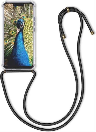 CHPN - Telefoonhoesje - Transparant - Met koord - Geschikt voor Huawei Mate 20 Lite - Telefoonhoesje - Phonecover - Huawei Mate 20 Lite - Phonecase -Telefoonhoes met koord