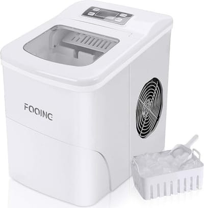 Ijsblokjesmachine – Ijsmachine Zelfvriezend – Zelfreinigende Functie – Crushed Ice – Led Display – Thuis & Horeca - Wit