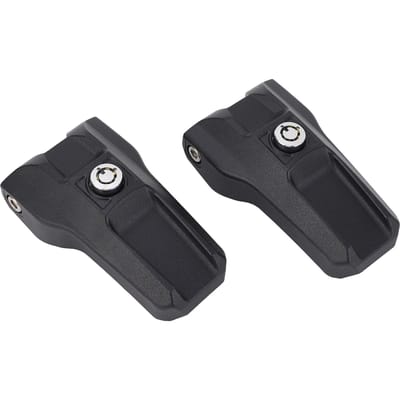 Loquets de capot avec serrure en aluminium réglables réduction des vibrations sécurité renforcée kit de loquet de capot verrouillable pour JK JL JT black