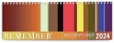 Remember - Weekkalender 2024 - Papier - Multicolor -