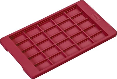 Lurch - Flexiform Chocoladevorm  - rood - 20.5x12cm