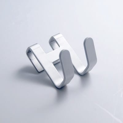 2 Stuks - Aluminium Handdoekenrek - Sleutelhouder -  Douche Plank -  Sleutelhouder - Badkamer Organizer -  Glazen Deur Haak