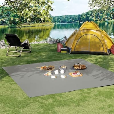 Duurzaam Waterdicht Afdekzeil met Ringen - Ideaal voor Tuin, Camping en Bouwprojecten - 5 x 6 m