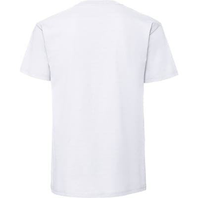 Fruit of the Loom Heren Premium Ringspun Katoen T-Shirt (Wit)