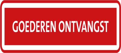 Verbanddoos Hier Sticker – 20 x 15 cm