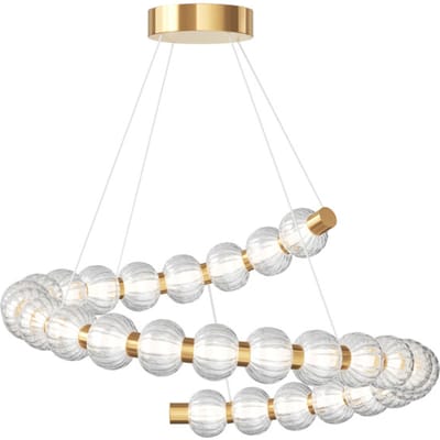 Maytoni - Hanglamp Amulet - Goud - Ø80