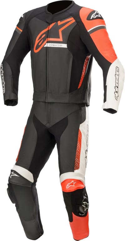Alpinestars GP Force Phantom Tweedelige motorfiets lederen pak -