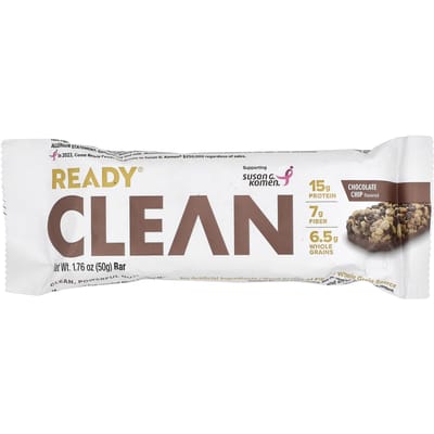 Ready, Clean Protein Bar, Chocolate Chip, 1.76 oz (50 gr)