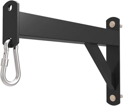 Fitness Muurbeugel - Bokszakhouder - Indoor Gym - Versterkt Staal - 40cm Lengte - Zwart