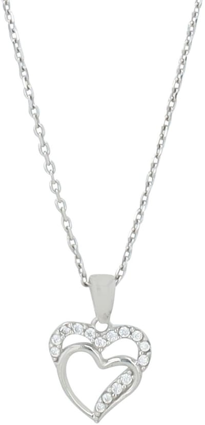 AKZENT Akzent Dames Ketting met hanger "Aliya" uit 925 Sterlingzilver, gerhodineerd, duurzaam