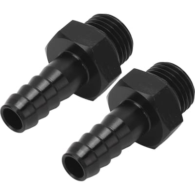 1 Paar Slangtuit Fitting Connector AN6‑5 16 Inch Aluminium Slangtuit Fittingen Adapter voor Pijpverbindingen Toevoersysteem