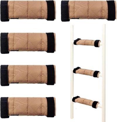 Trapkussen Set - Treden Beschermers - Veilig Traplopen - Zelfklevend & Waterdicht - 25 x 25 cm - Grijs