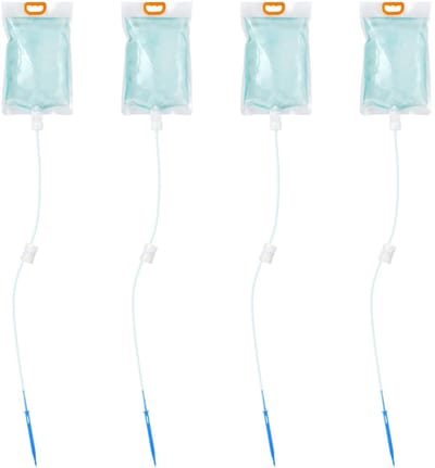 Dailygoods- Druppelirrigatie Automatisch - Irrigatieset 4 x 3,5 l - Verstelbaar - Duurzaam - Waterbesparend - Eenvoudig te bedienen - Bewateringssysteem