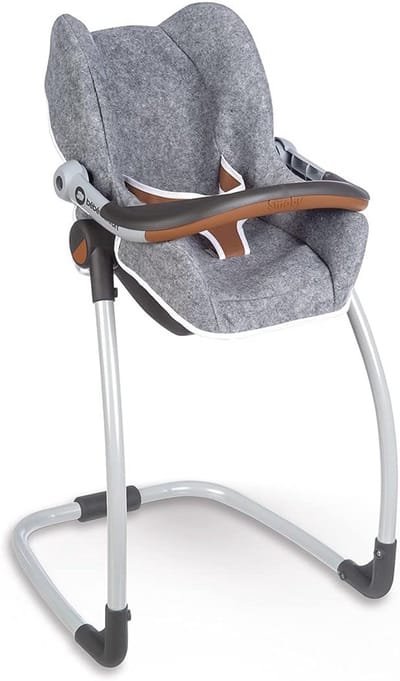 3-in-1 Kinderstoel voor Baby's en Poppen met Schommelfunctie