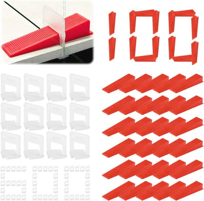 Tegelnivelleringssysteem 700 stuks - Voor wand- en vloertegels, herbruikbaar, 1 mm