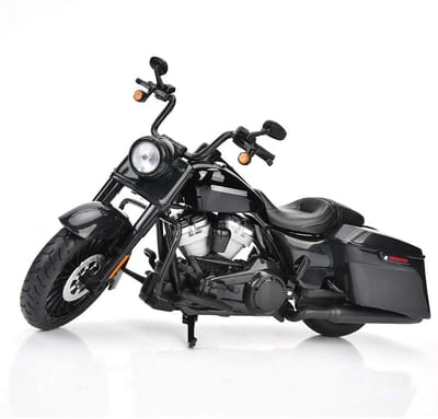 Allecto - Motorfietsmodel - Miniatuur Motorfiets - Realistische kenmerken - Zwart - Speelgoed voor Collectie - Perfecte Cadeauoptie - 1:12 Model
