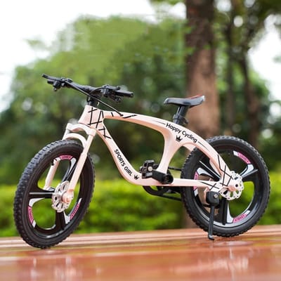 1:Modèle de Mini Vélo Échelle 8 Course Métal Simulation VTT Jouet Ornement Modèle de Vélo de Route BMX Miniature Pour Enfants