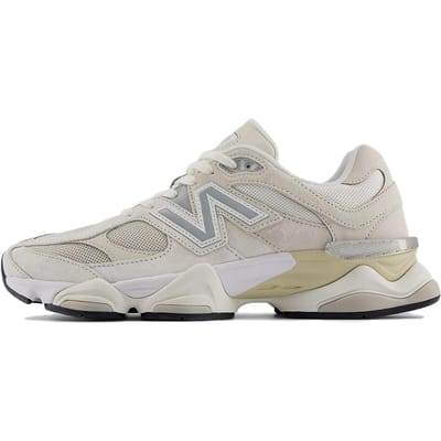 New Balance 9060 Sel Marin Clair de Lune Baskets Unisexe Crème Tourterelle Argent Métallisé U9060WHT 36 white