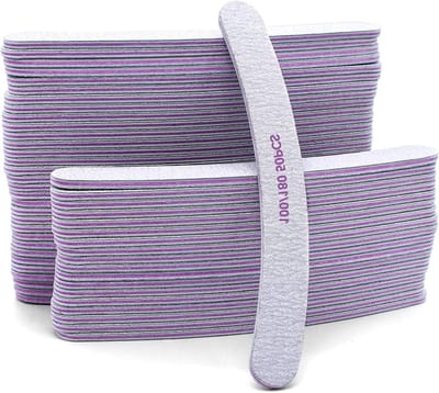 50 Stuks Vijlenset voor Gel Nagels - Dubbelzijdige Vijlen 100/180, Wegwerp Nagelvijlen voor Manicure en Pedicure, Ideaal voor Professioneel Gebruik