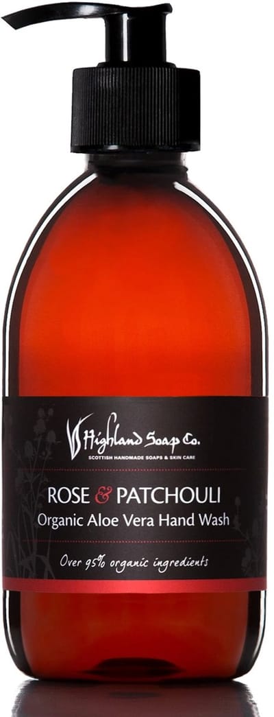 Biologische Handzeep 300ml - Rose & Patchouli - Highland Soap Company
