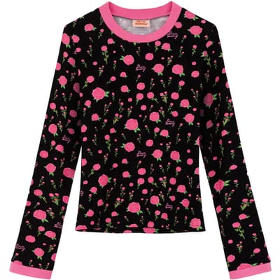 Dames-T-shirt met lange mouwen She is Sunday Feroce