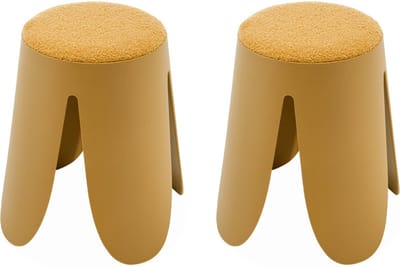 sweeek - Set van 2 stapelkrukken, niki, ø30 / 44 x h46cm