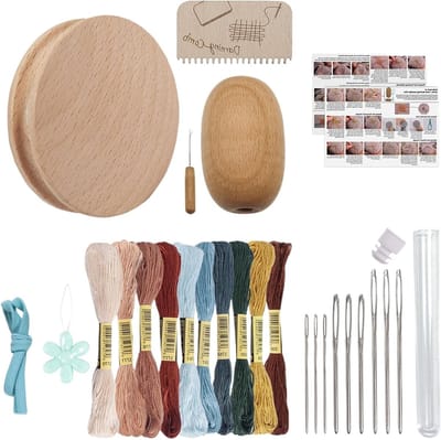 Stopset Voor Sokken - Herstel Kit - Kleding Repareren - Met 9 Naalden - 10 Kleuren Garen - Niet Gespecificeerd