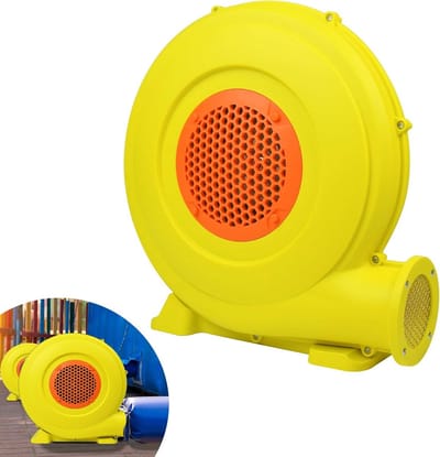 Elektrische Luchtpomp - Windmachine Radiaalventilator - Opblaasbaar Speelgoed - IP44 Waterdicht - 750 W 580 m³ - Geel Rood