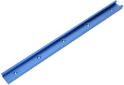 Dailygoods- T-Track Rail 800mm - Aluminium T-Sleufrail - Houtbewerking Gereedschap - Slijtvast en Duurzaam - Geschikt voor T-Schroef - Snelwerkende Klem