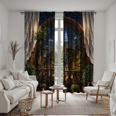 2 stuks HD digitaal zwart Europees nachtgordijn huisdecoratie stijl decoratie woonkamer slaapkamer draagroede gordijneffect W52H63inchW132H160cm gray