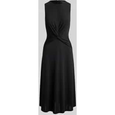 Jurk met knoopdetail in de taille