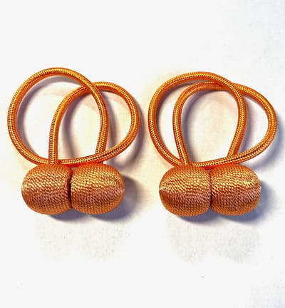 Luxe Gordijn Embrasse - Gordijn Houder - Magnetisch - Gordijn Accessoires - 2 Stuks - Oranje