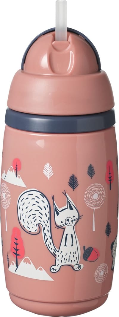 Tommee Tippee Superstar rietjesbeker - Met Zachte Tuit - met Intellivalve - BACSHIELD antibacteriële technologie - Vanaf 6 maanden -266ml - Roze