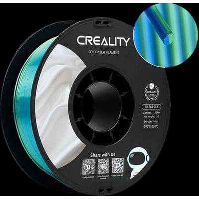 3D Filament Creality PLA 1.75mm blauw groen 1kg