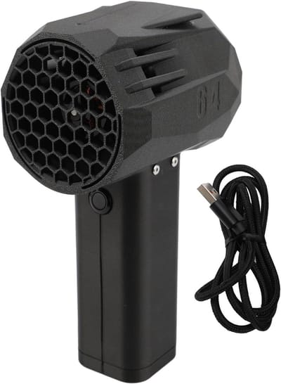 Mini Jet Droger - Luchtblazer Krachtig - Voertuig Drogen - Hoge Windsnelheid - 4000MAh Batterij - Zwart
