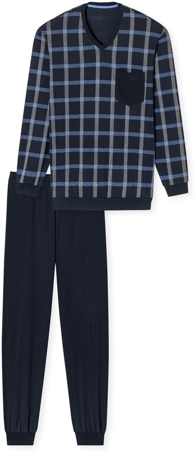 Schiesser – Comfort Nightwear– Pyjama – 181162 – Night Blue - Maat L