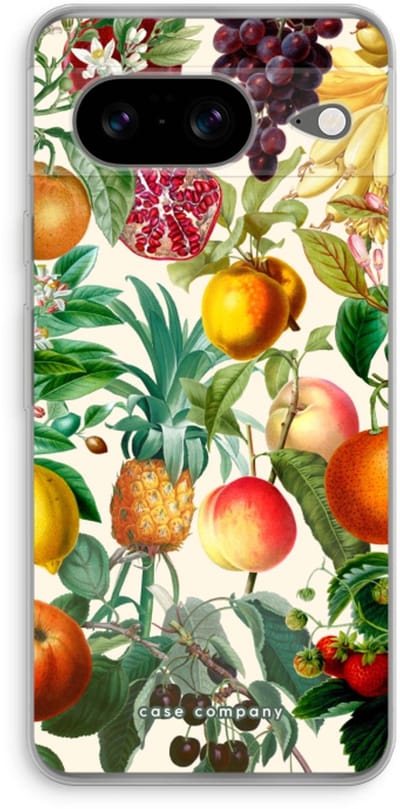 Case Company® - Hoesje geschikt voor Google Pixel 8 hoesje - Classic Flora - Soft Cover Telefoonhoesje - Bescherming aan alle Kanten en Schermrand