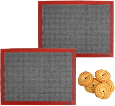 Perforated Silicone Bakmatten 40cm x 29.7cm - Herbruikbare Bakbladen voor Koekjes, Brood en Gebak, Ideaal voor Ovengebruik en Bakken