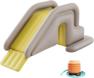 Opblaasbare waterglijbaan - Zwembad accessoire - Plezier in water - Universele compatibiliteit - 7874 x 315 inch - Geel