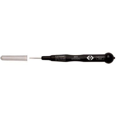 C.K ESD Platte schroevendraaier Kopbreedte: 1.3 mm Koplengte: 15 mm