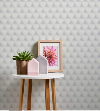 3D behang retro grijs vlies 3685-1