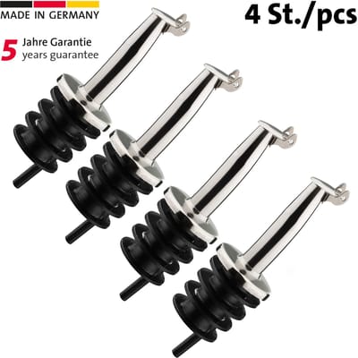 Westmark 4 schenktuit »Inox Gastro«, PE-kurk, metalen kleppen, 468222E3